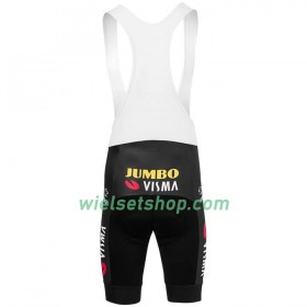Fietskleding (Fietsshirt + Korte Koersbroek) 2019 Team Jumbo-Visma N001